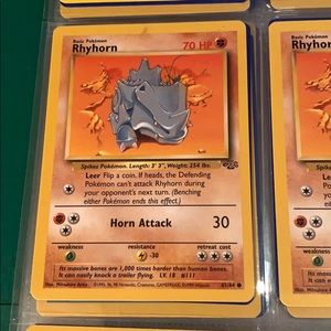 Rhyhorn 1999 Pokémon card